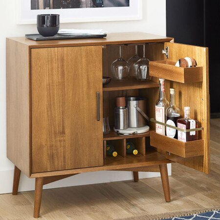 Mid Century Bar Cabinet Small West Elm United Kingdom Mid Century Bar Cabinet Small West, Mini Liquor Cabinet
