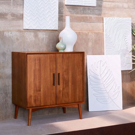 Mid Century Bar Cabinet Small West Elm United Kingdom