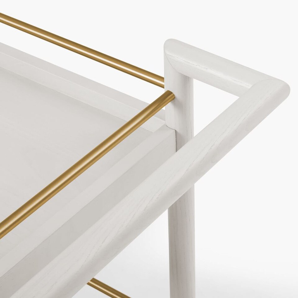 Mid-Century Bar Cart - Pebble