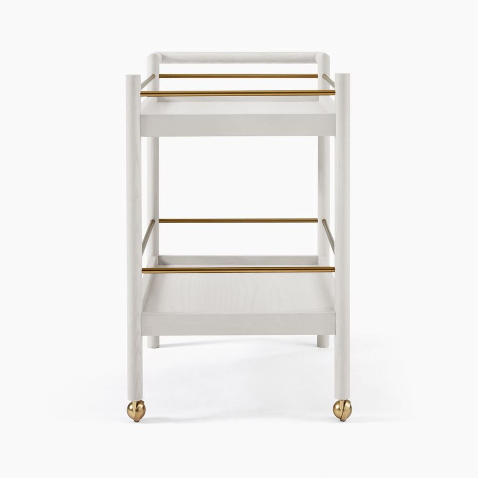 Mid-Century Bar Cart - Pebble