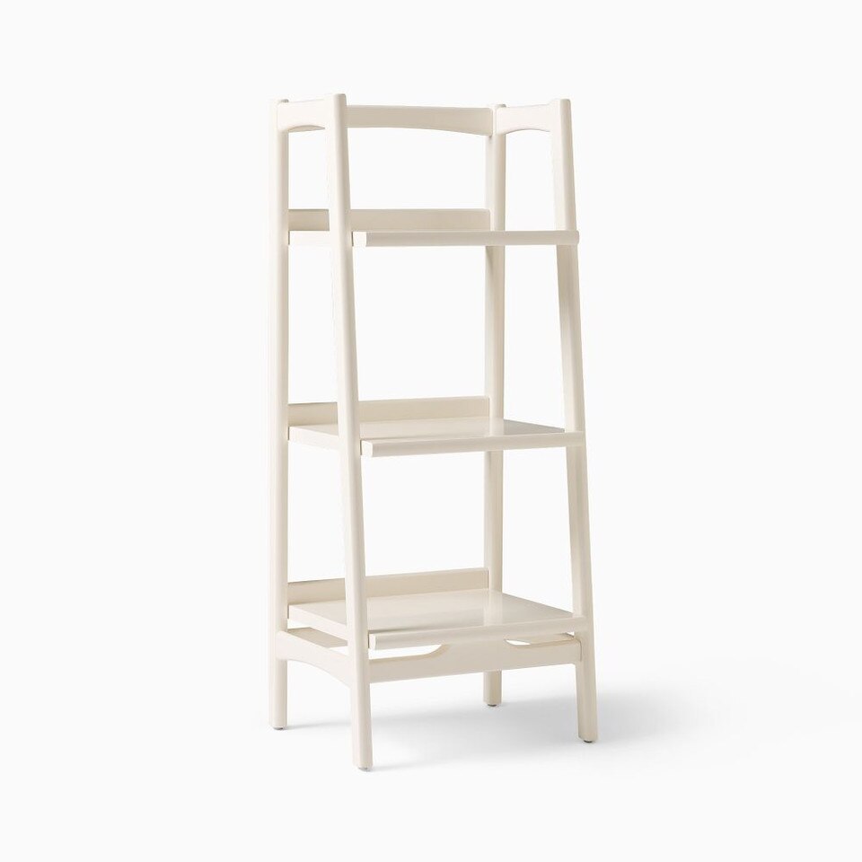 Mid-Century Modern Bath Ladder Storage