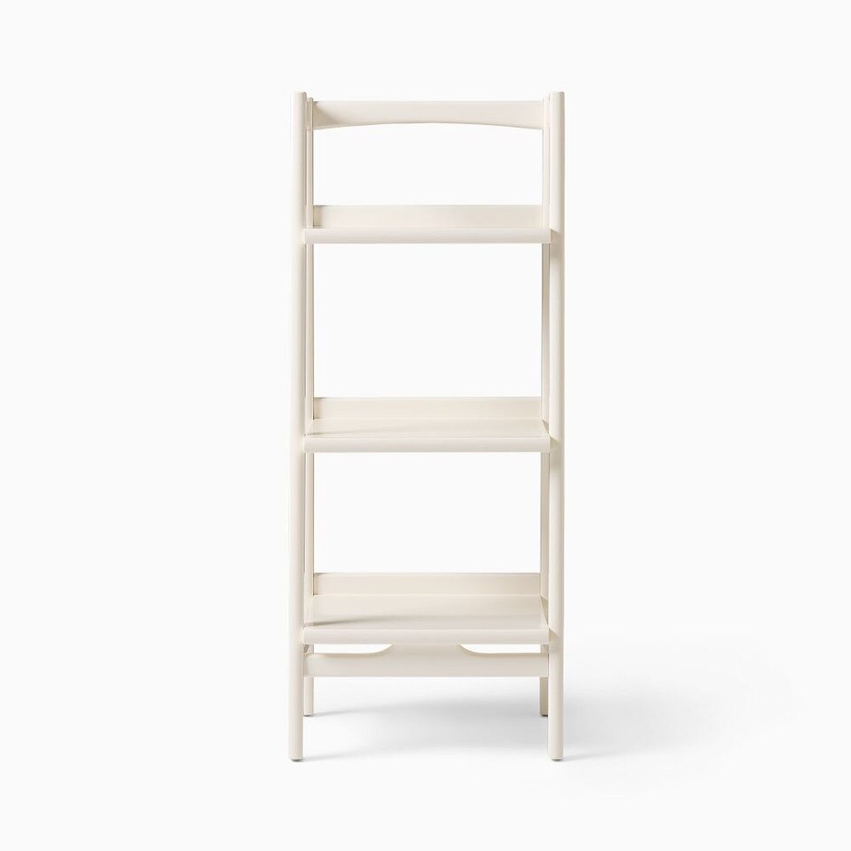 Mid-Century Modern Bath Ladder Storage