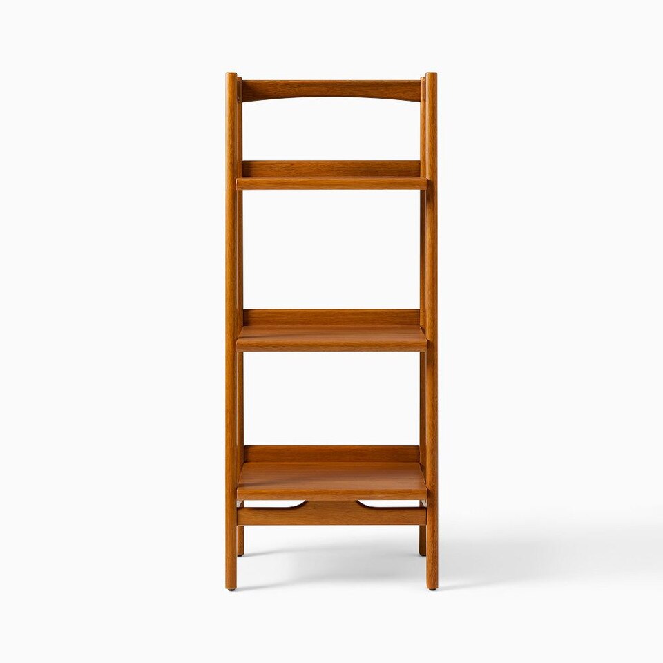 Mid-Century Modern Bath Ladder Storage