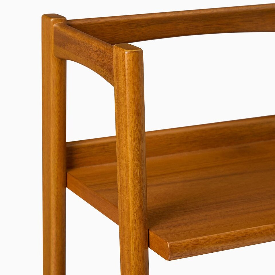 Mid-Century Modern Bath Ladder Storage