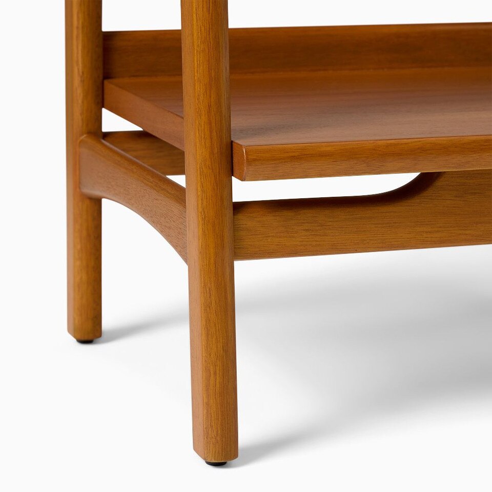 Mid-Century Modern Bath Ladder Storage