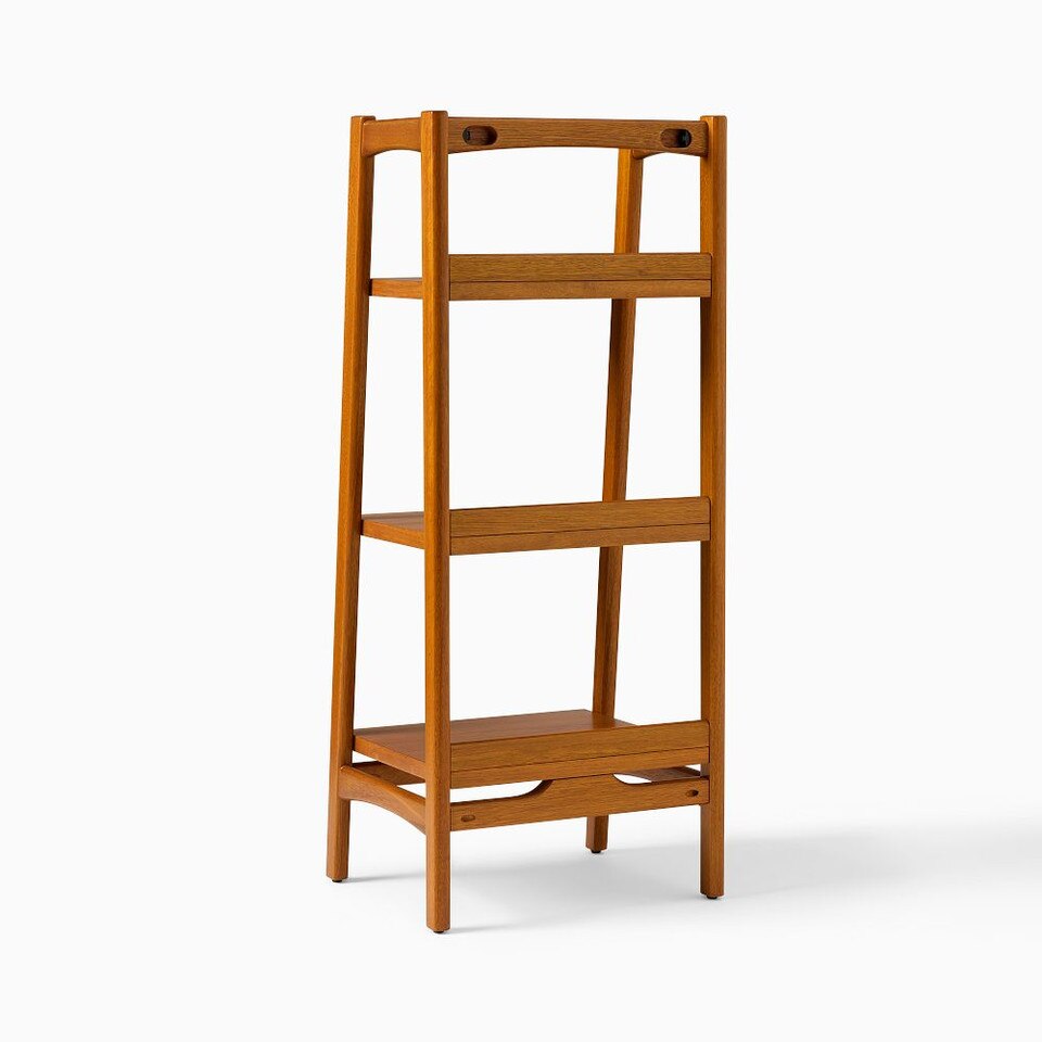 Mid-Century Modern Bath Ladder Storage
