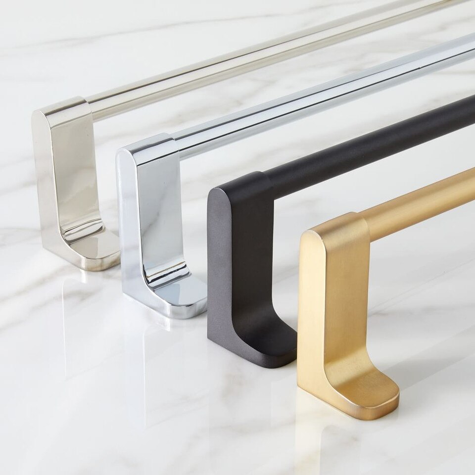 Mid-Century Bathroom Hardware - Dark Bronze