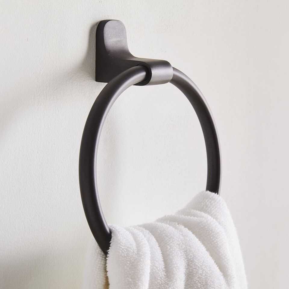 Mid-Century Bathroom Hardware - Dark Bronze