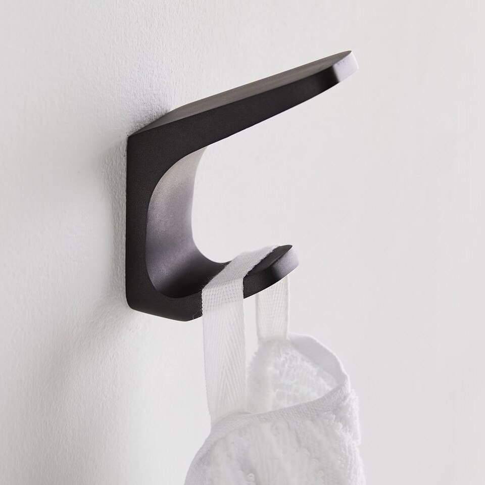 Mid-Century Bathroom Hardware - Dark Bronze