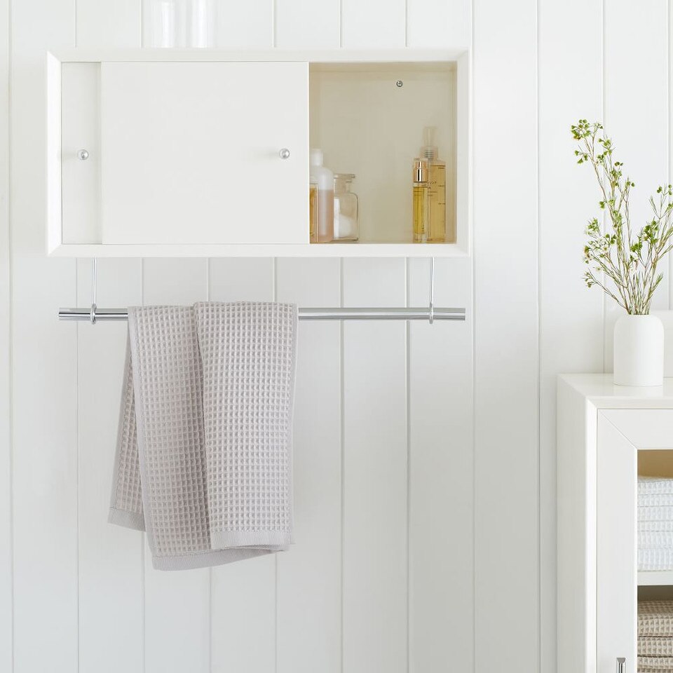 Mid-Century Modern Bathroom Storage Cabinet