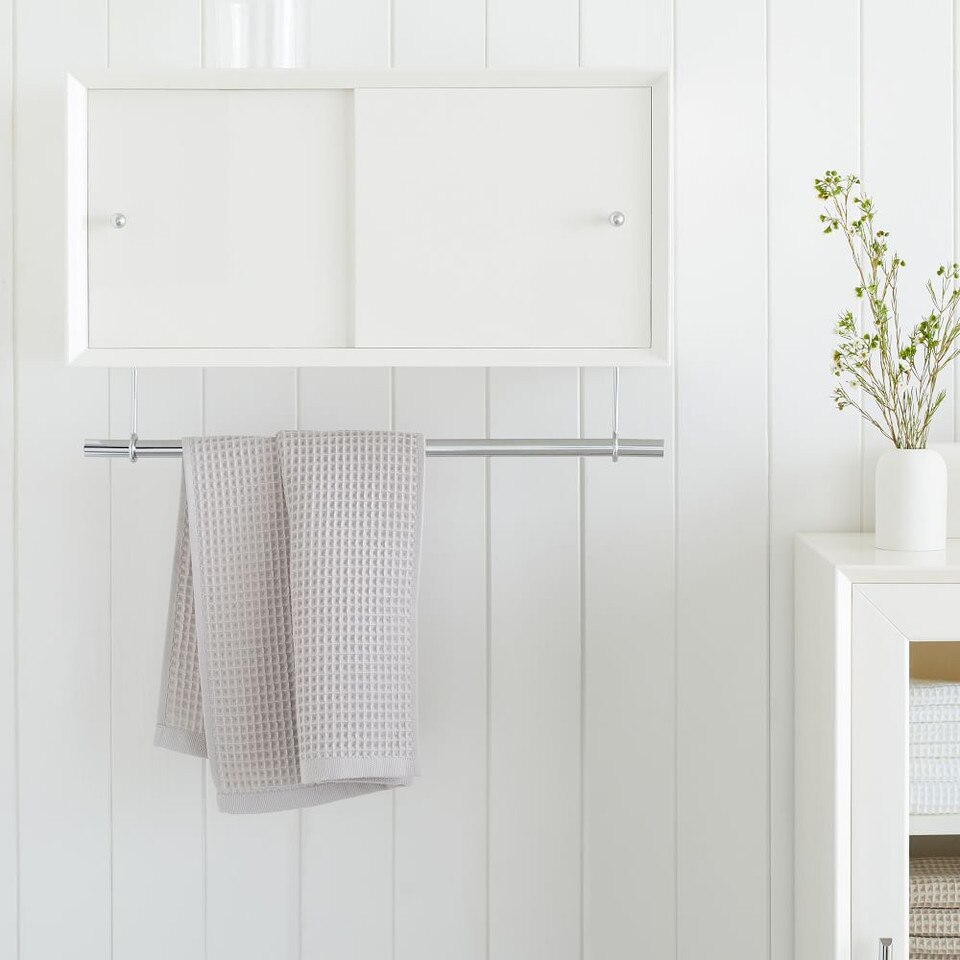 Mid-Century Modern Bathroom Storage Cabinet