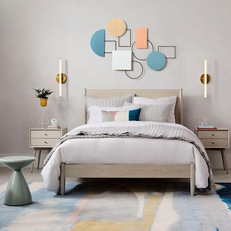 Mid Century Bed Pebble West Elm United Kingdom Mid Century Bed Pebble West Elm, West Elm King Bedroom Sets