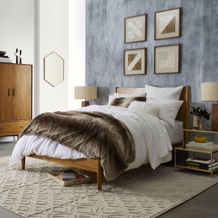 Mid Century Bed Acorn West Elm United Kingdom Mid Century Bed Acorn West Elm, West Elm King Bedroom Sets
