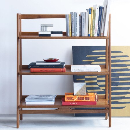 Mid Century Bookshelf Low West Elm United Kingdom