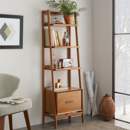 Mid Century 56 Cm Bookshelf Acorn West Elm United Kingdom