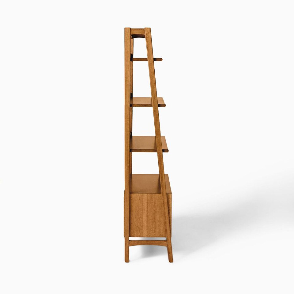 Mid-Century Bookshelf w/ Drawer (97 cm)