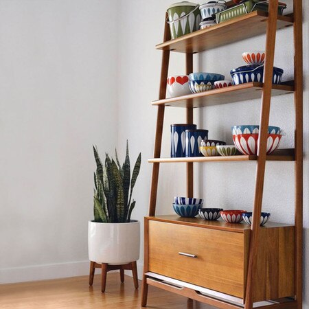 Mid Century 96 5 Cm Bookshelf Acorn West Elm United Kingdom