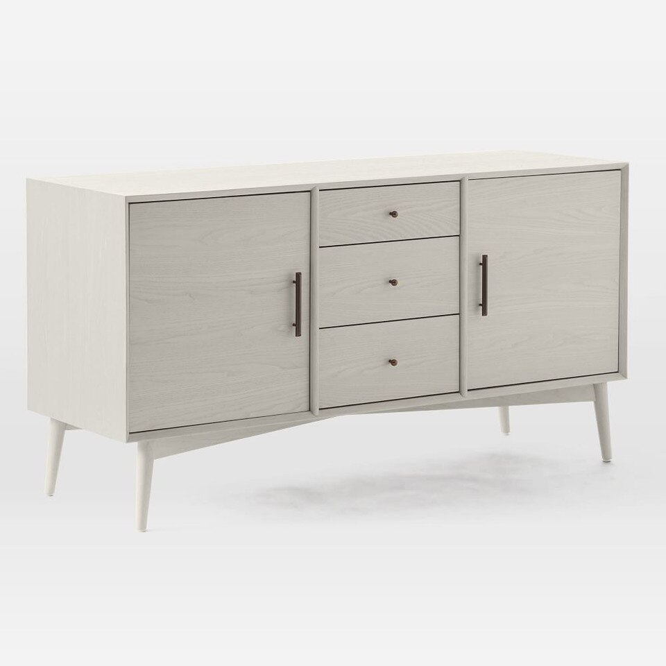 Mid-Century Modern Sideboard (147 cm) - Pebble