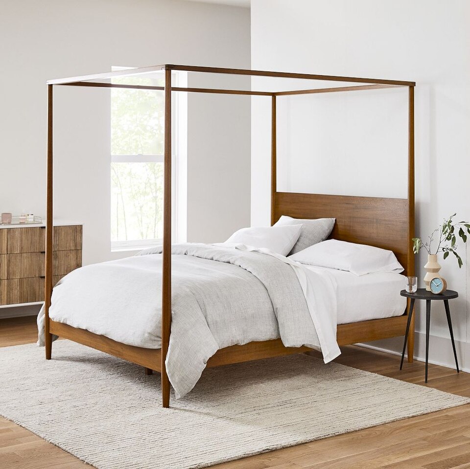 Mid-Century Modern Canopy Bed