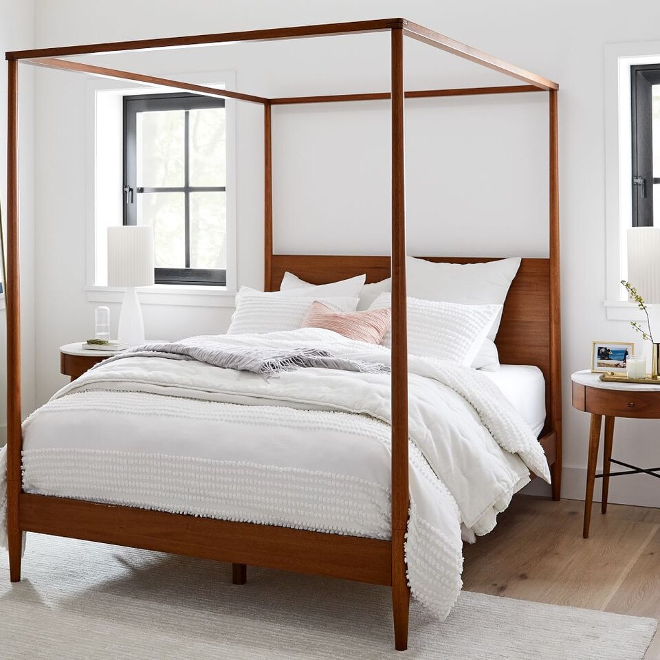 Mid-Century Modern Canopy Bed