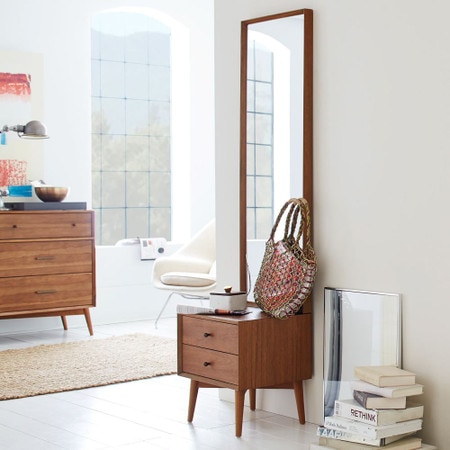 Mid-Century Modern Console w/ Mirror Acorn