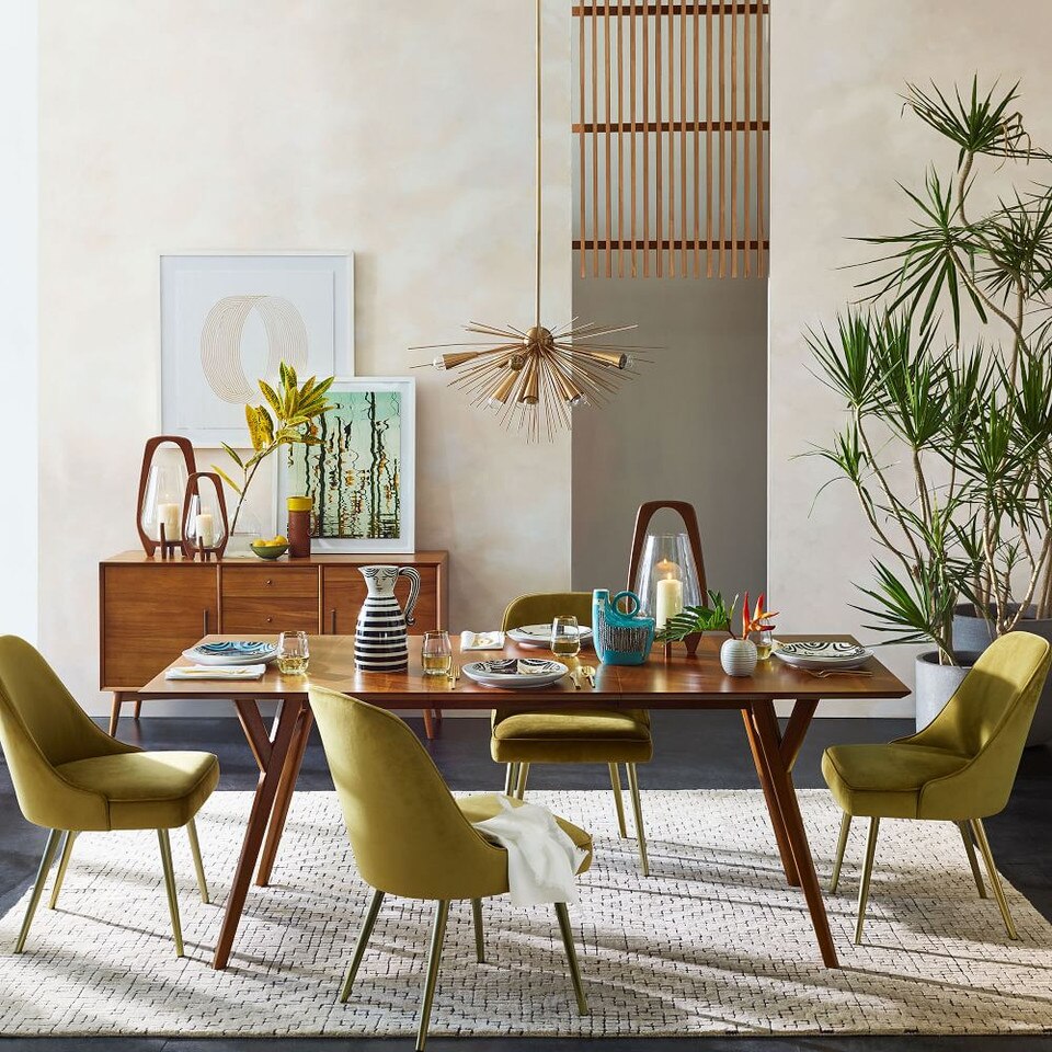 Mid-Century Modern Wood Lanterns