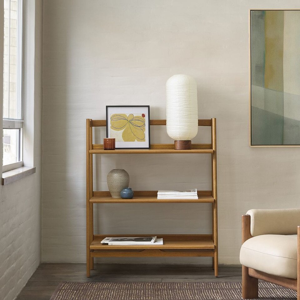 Mid-Century Low Bookshelf (91 cm)