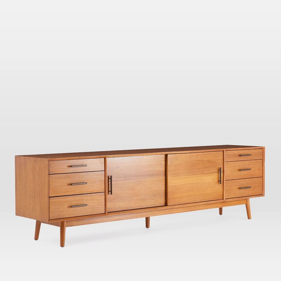 Mid-Century Modern Media Console (244 cm)