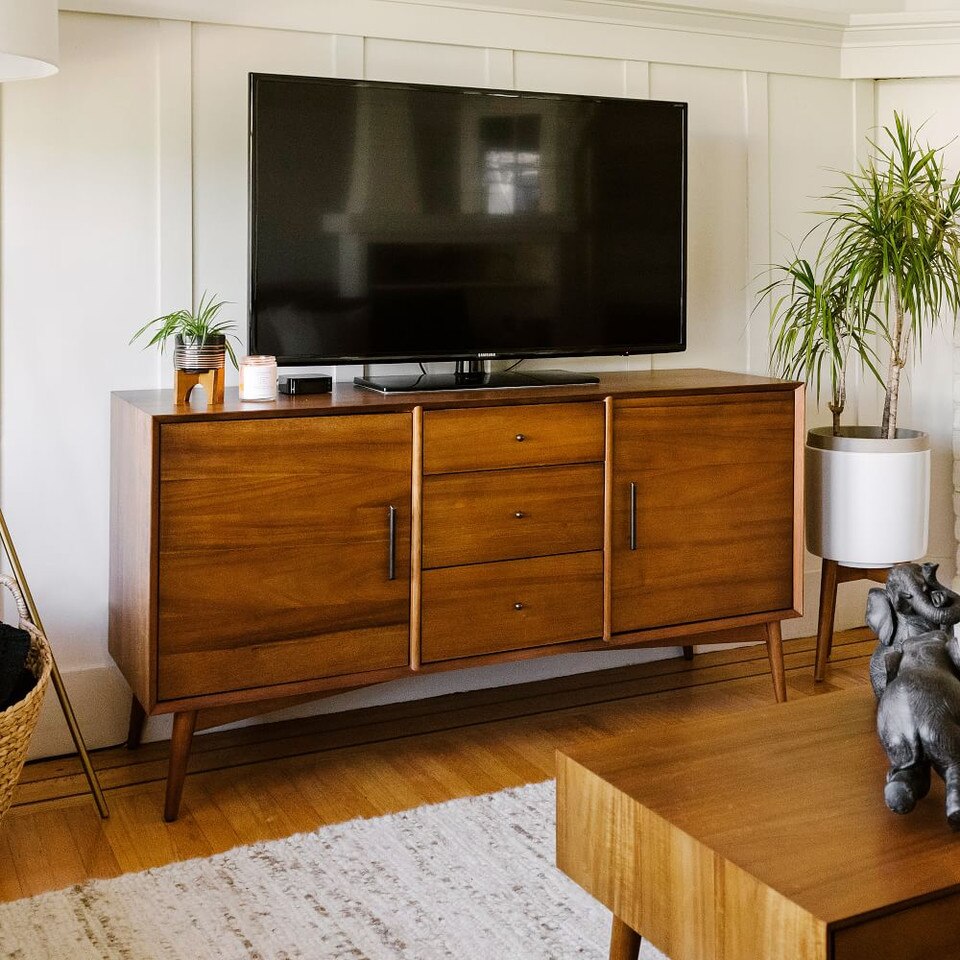 Mid-Century Modern Media Console (147 cm)