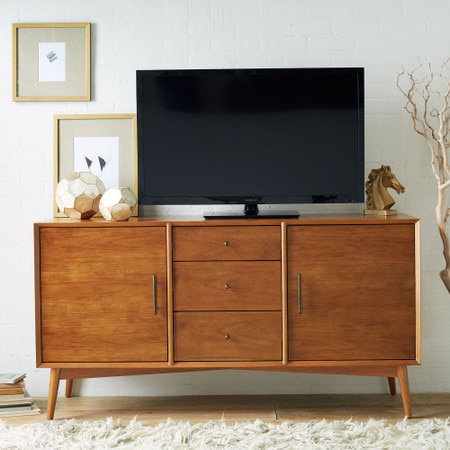 Mid Century Media Console 147 5 Cm West Elm United Kingdom Mid Century Media Console 147 5 Cm, Mid Century Tv Cabinet Uk
