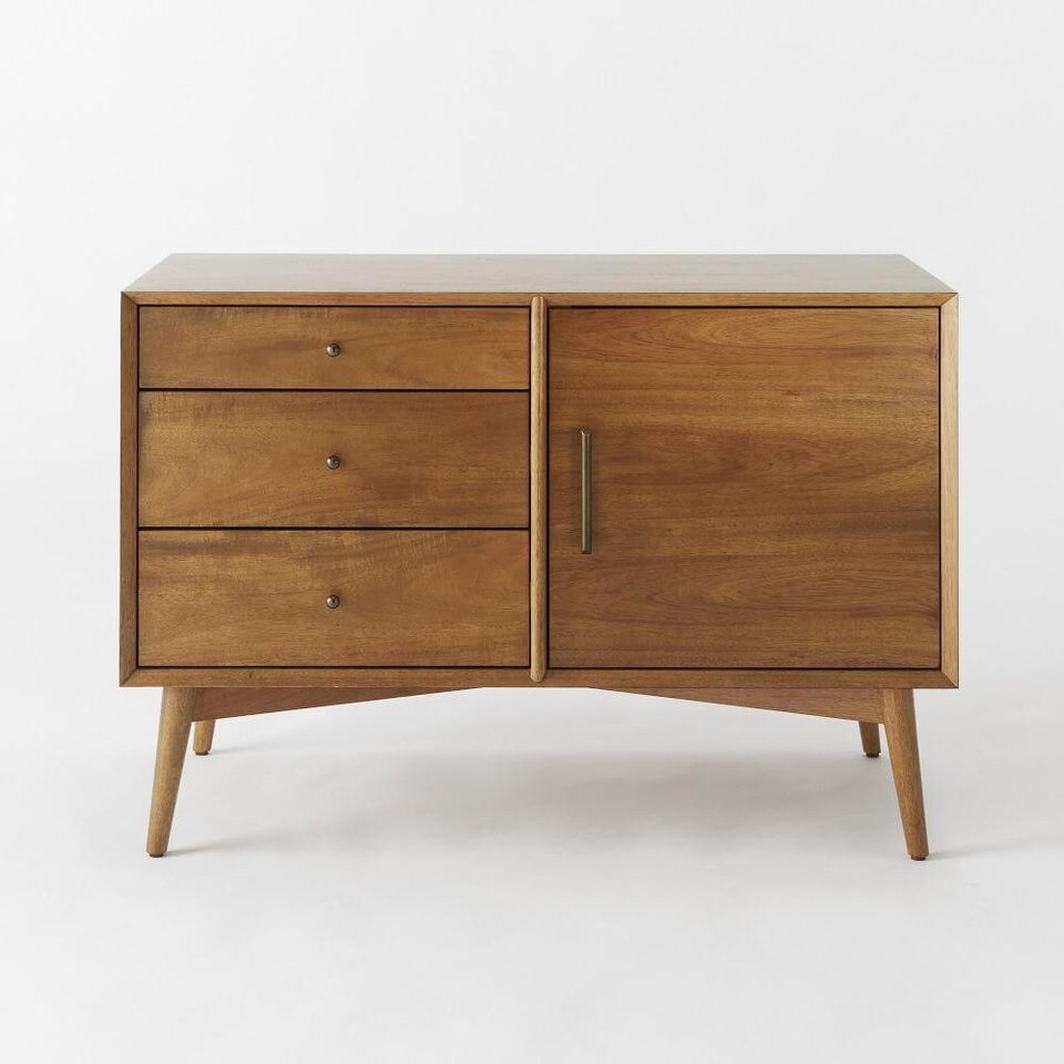 Mid-Century Media Tower (102 cm) - Acorn
