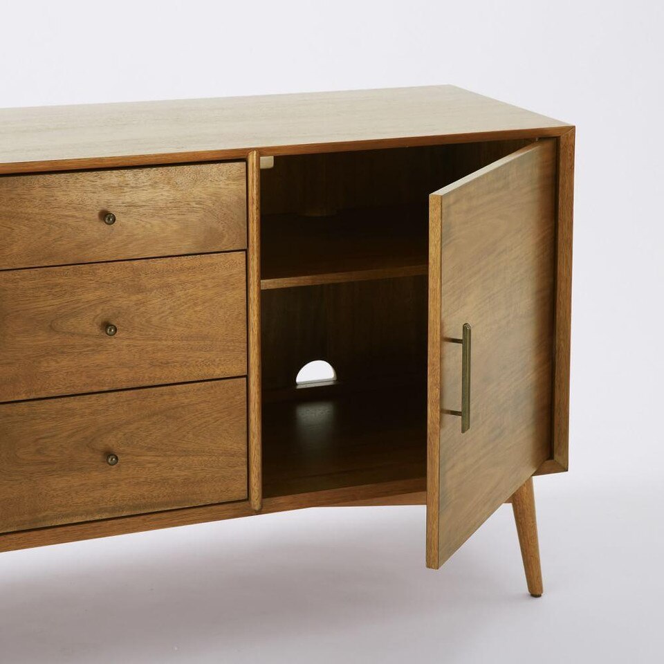 Mid-Century Media Tower (102 cm) - Acorn