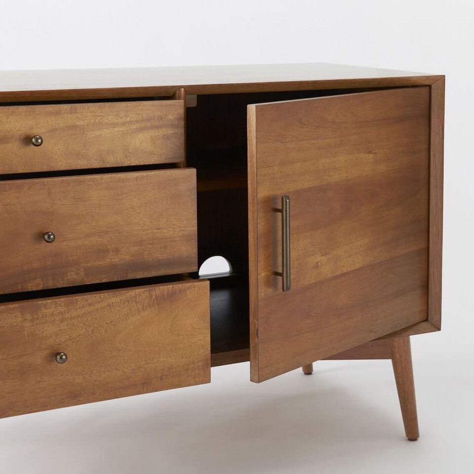 Mid-Century Media Tower (102 cm) - Acorn