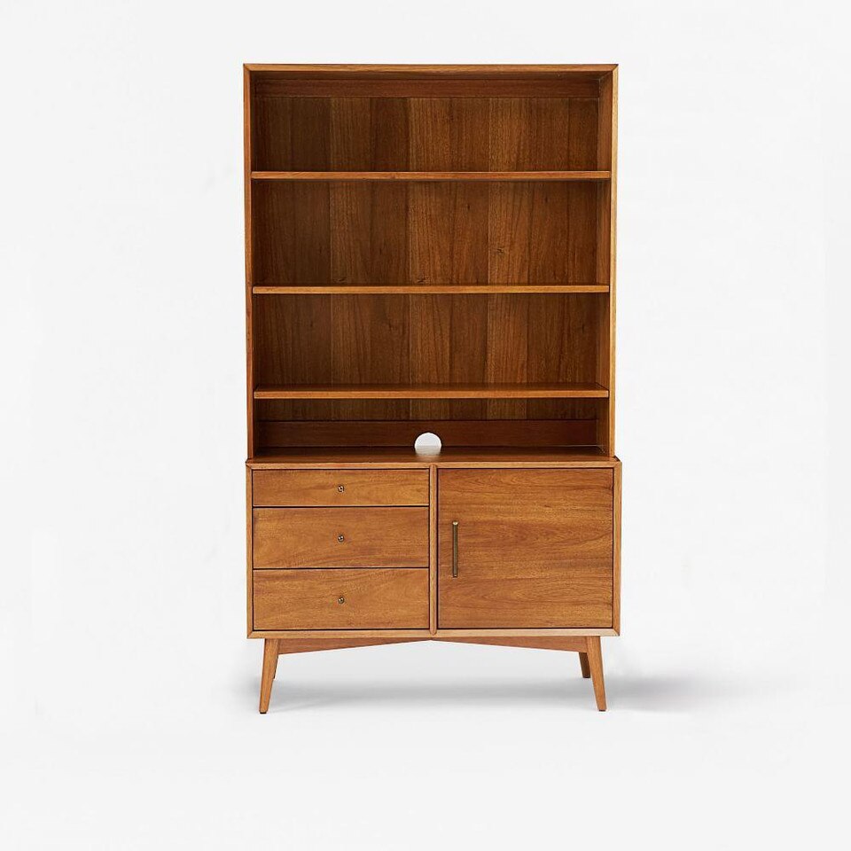 Mid-Century Media Tower (102 cm) - Acorn