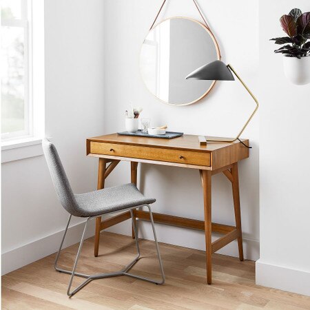 Mid Century Mini Desk West Elm United Kingdom