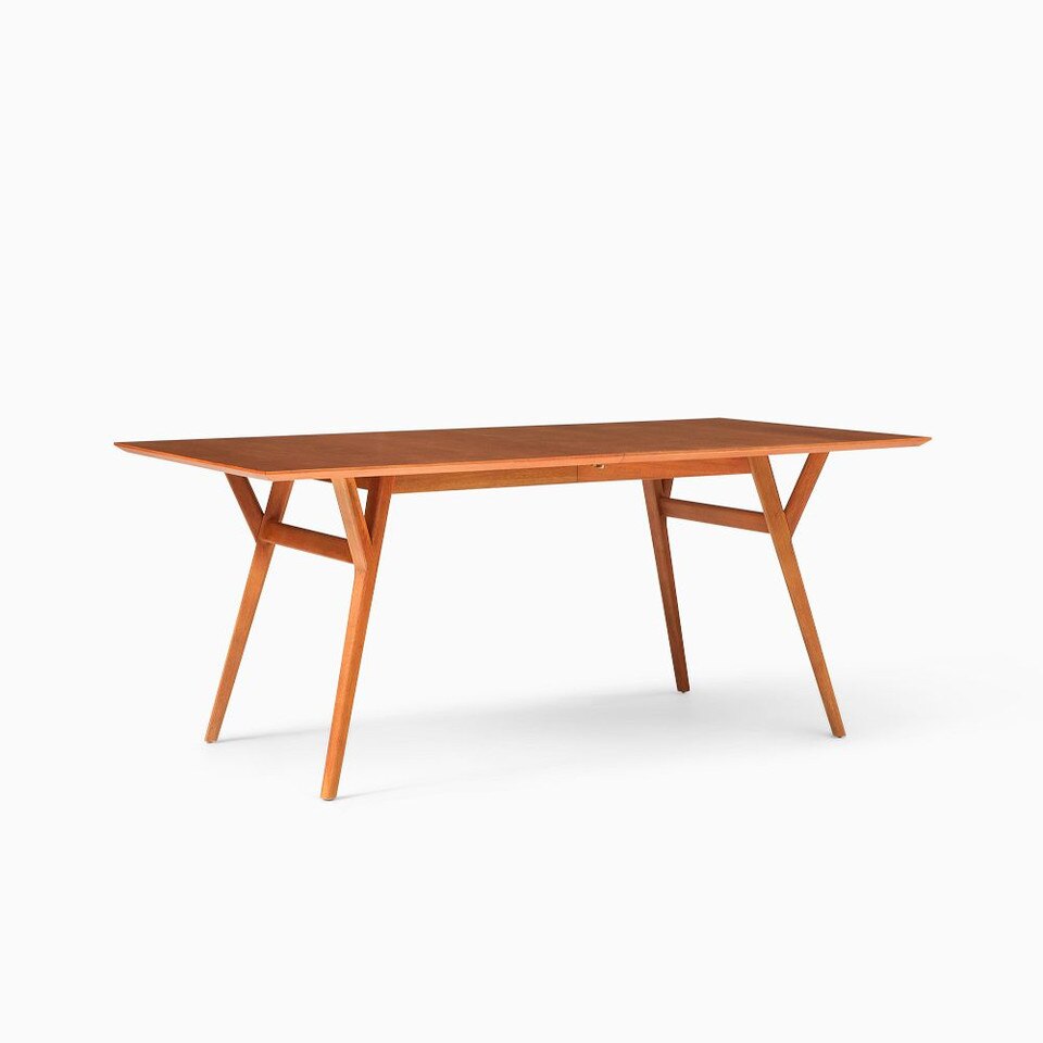 Mid-Century Expandable Dining Table (99 cm − 234 cm)