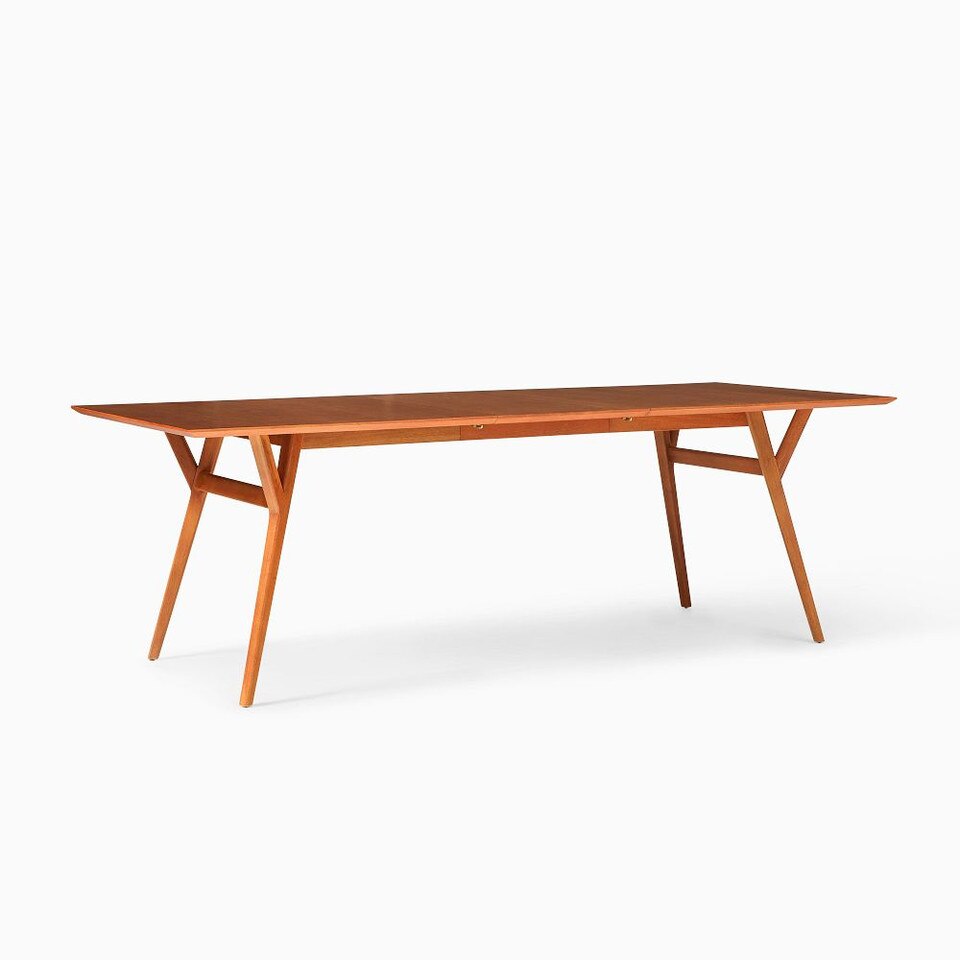 Mid-Century Expandable Dining Table (99 cm − 234 cm)