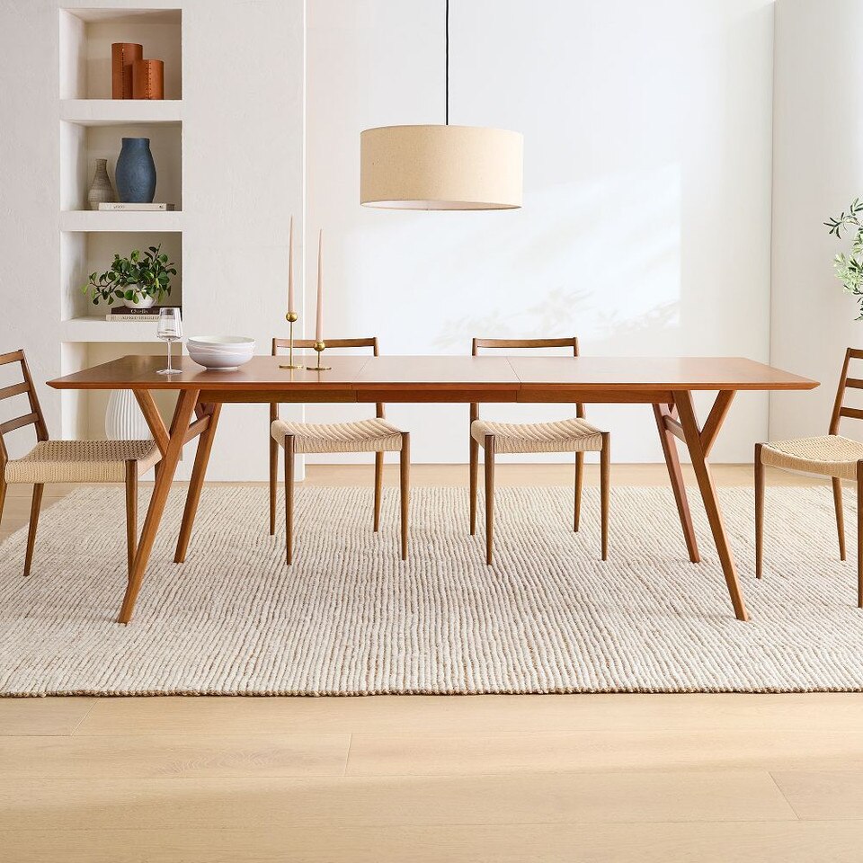 Mid-Century Expandable Dining Table (99 cm − 234 cm)