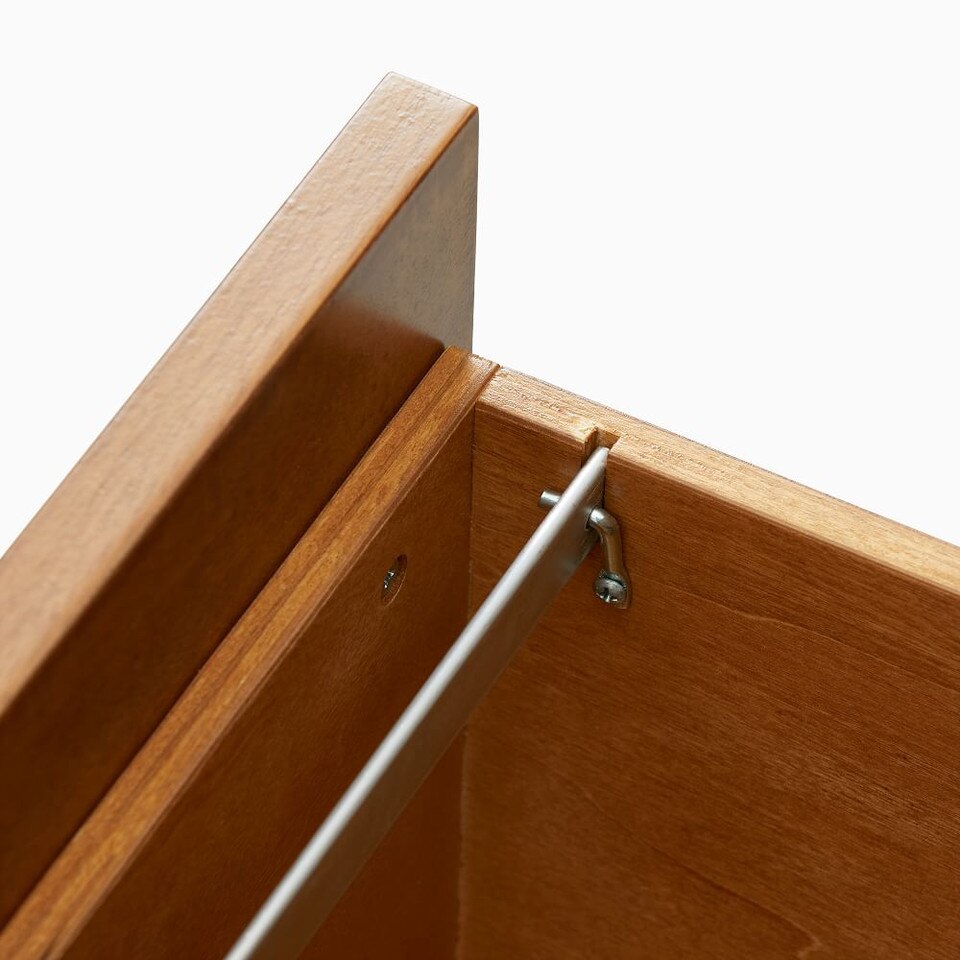 Mid-Century Modern Modular Desk w/ 2 File Cabinets (178 cm)