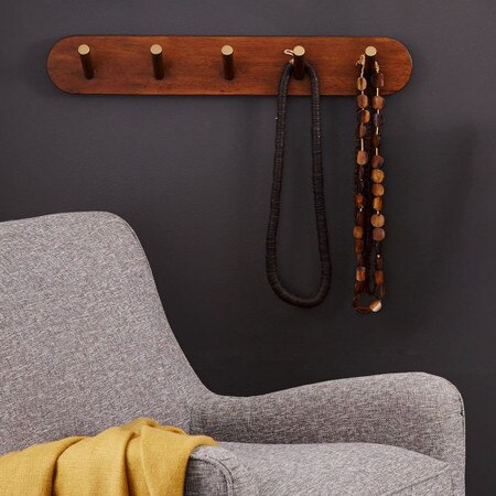 Mid Century Hook Rack Acorn West Elm United Kingdom West elm coat rack / hallway storage. mid century hook rack acorn