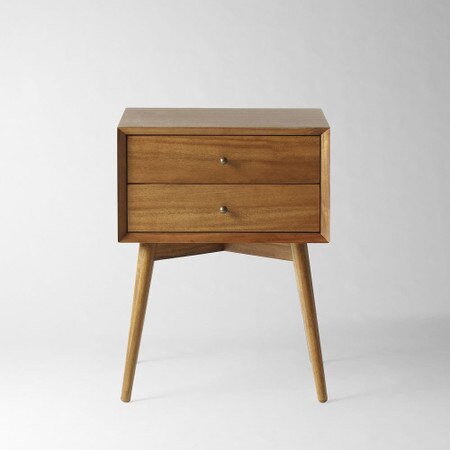 Mid Century Bedside Table Acorn West Elm United Kingdom