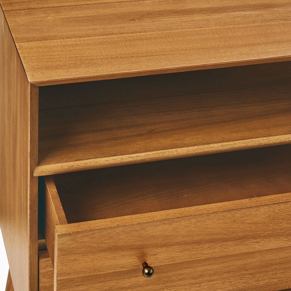 Mid-Century Modern Open Bedside Table (71 cm)
