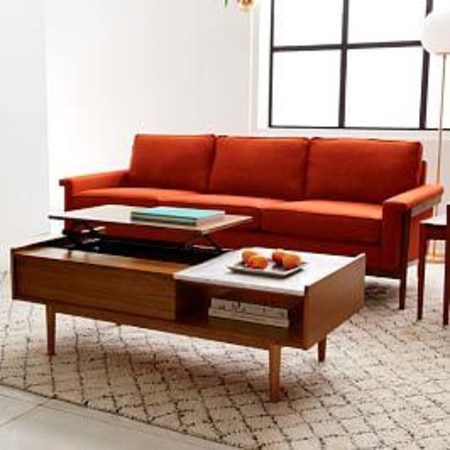 Mid Century Pop Up Storage Coffee Table West Elm United Kingdom Mid Century Pop Up Storage Coffee Table, Mid Century Modern Coffee Table West Elm