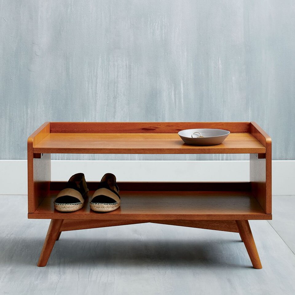 Mid-Century Modern Shoe Rack