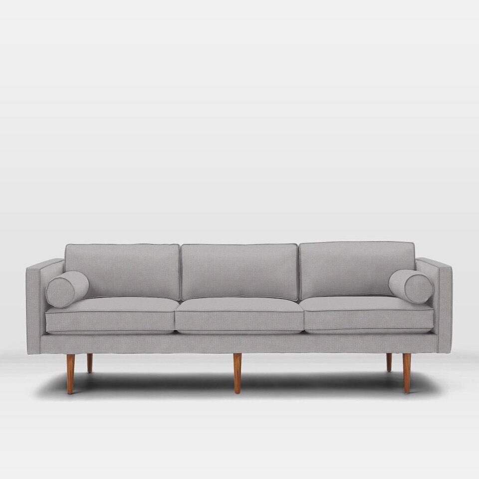 Monroe Mid-Century Sofa (233 cm)