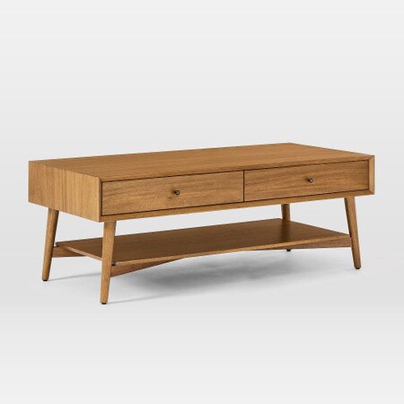 Mid Century Storage Coffee Table Acorn West Elm United Kingdom
