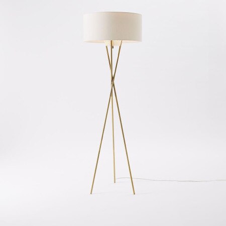 Mid Century Tripod Floor Lamp Antique Brass West Elm United Kingdom Reduce eye strain as you. mid century tripod floor lamp antique brass