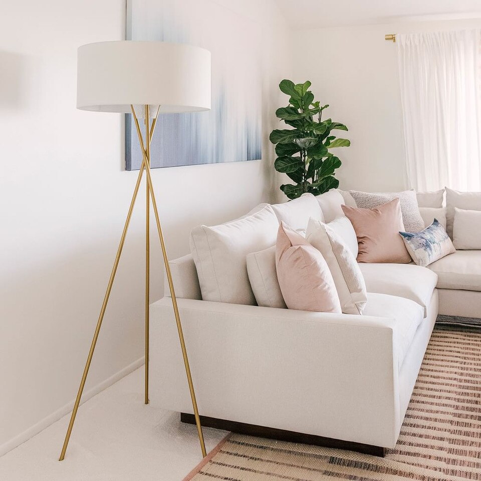Mid-Century Tripod Floor Lamp (168 cm)