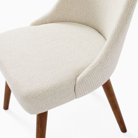 Mid Century Upholstered Dining Chair Wooden Legs West Elm United Kingdom Mid Century Upholstered Dining Chair, Upholstery Fabric Dining Chairs Uk