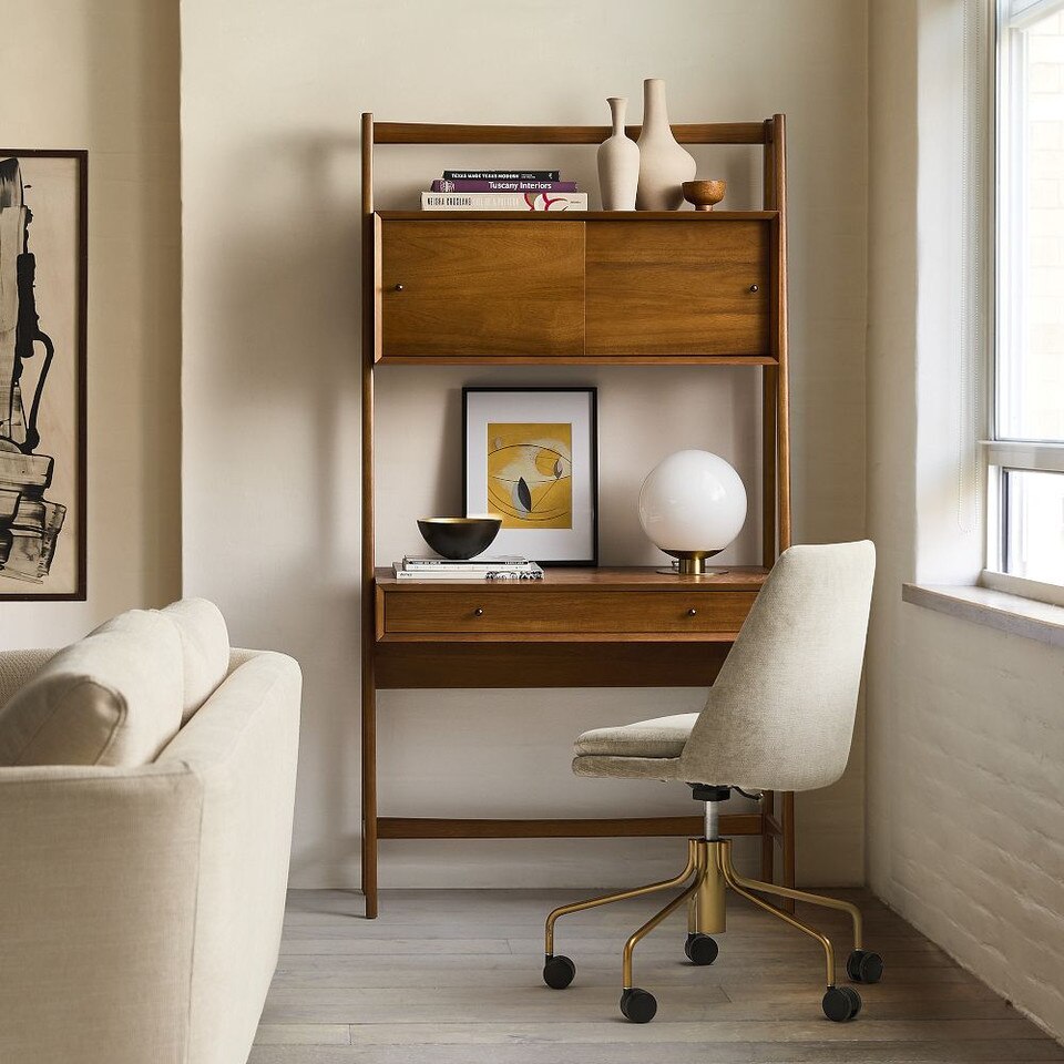 Mid-Century Modern Wall Desk (97 cm)